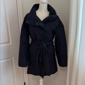 Women's Black Puffer Jacket